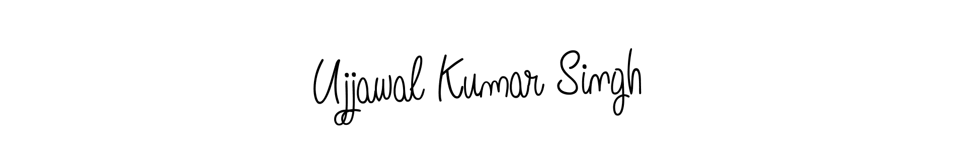 Use a signature maker to create a handwritten signature online. With this signature software, you can design (Angelique-Rose-font-FFP) your own signature for name Ujjawal Kumar Singh. Ujjawal Kumar Singh signature style 5 images and pictures png