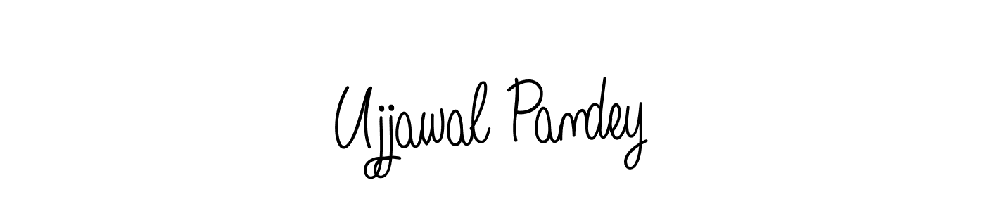 How to make Ujjawal Pandey signature? Angelique-Rose-font-FFP is a professional autograph style. Create handwritten signature for Ujjawal Pandey name. Ujjawal Pandey signature style 5 images and pictures png