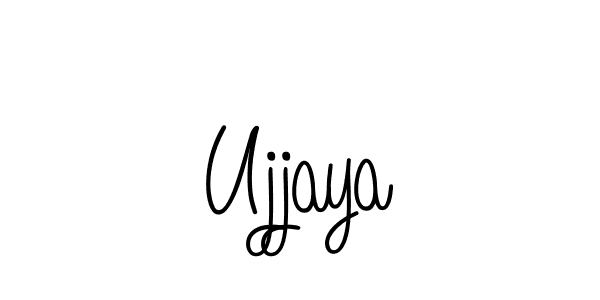 How to make Ujjaya signature? Angelique-Rose-font-FFP is a professional autograph style. Create handwritten signature for Ujjaya name. Ujjaya signature style 5 images and pictures png