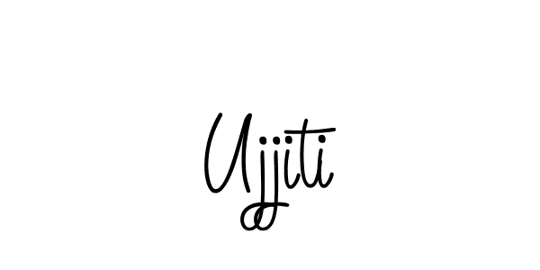How to Draw Ujjiti signature style? Angelique-Rose-font-FFP is a latest design signature styles for name Ujjiti. Ujjiti signature style 5 images and pictures png