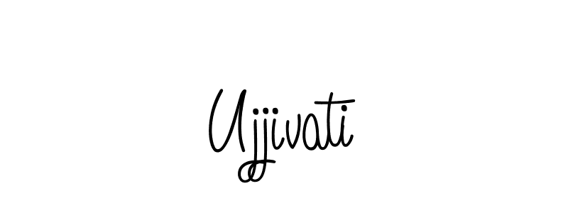 How to make Ujjivati signature? Angelique-Rose-font-FFP is a professional autograph style. Create handwritten signature for Ujjivati name. Ujjivati signature style 5 images and pictures png