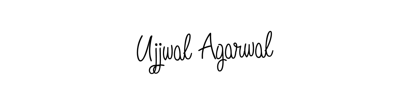 Ujjwal Agarwal stylish signature style. Best Handwritten Sign (Angelique-Rose-font-FFP) for my name. Handwritten Signature Collection Ideas for my name Ujjwal Agarwal. Ujjwal Agarwal signature style 5 images and pictures png