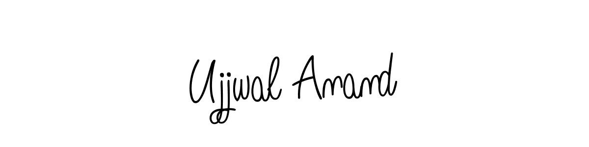 Ujjwal Anand stylish signature style. Best Handwritten Sign (Angelique-Rose-font-FFP) for my name. Handwritten Signature Collection Ideas for my name Ujjwal Anand. Ujjwal Anand signature style 5 images and pictures png