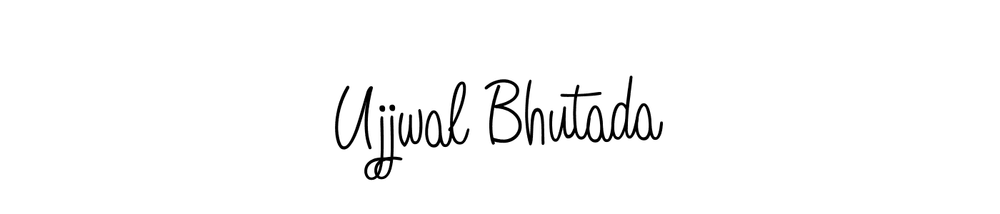 Also we have Ujjwal Bhutada name is the best signature style. Create professional handwritten signature collection using Angelique-Rose-font-FFP autograph style. Ujjwal Bhutada signature style 5 images and pictures png