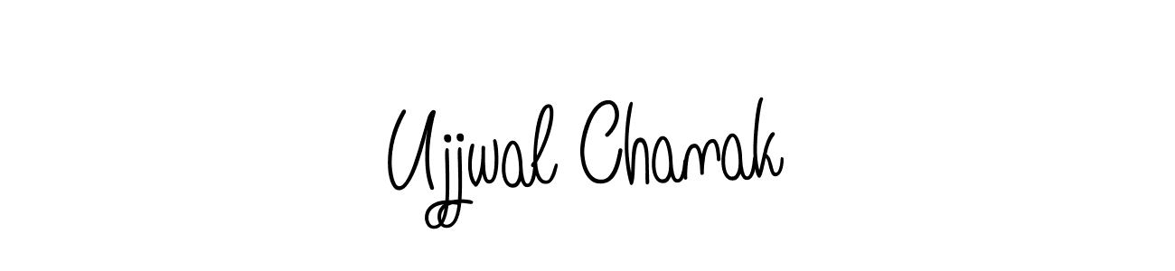 Also we have Ujjwal Chanak name is the best signature style. Create professional handwritten signature collection using Angelique-Rose-font-FFP autograph style. Ujjwal Chanak signature style 5 images and pictures png