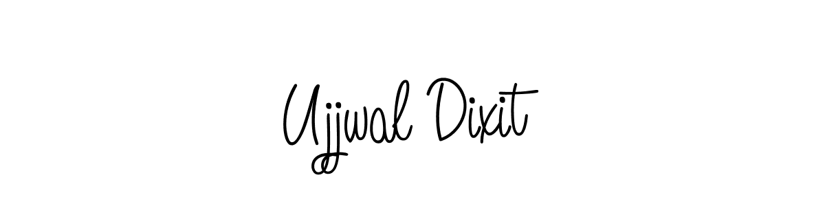 How to Draw Ujjwal Dixit signature style? Angelique-Rose-font-FFP is a latest design signature styles for name Ujjwal Dixit. Ujjwal Dixit signature style 5 images and pictures png