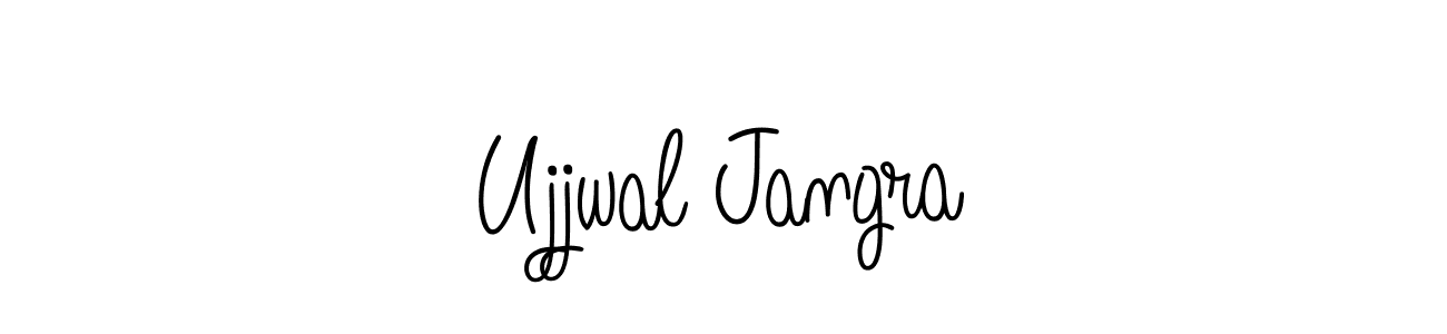 How to make Ujjwal Jangra signature? Angelique-Rose-font-FFP is a professional autograph style. Create handwritten signature for Ujjwal Jangra name. Ujjwal Jangra signature style 5 images and pictures png