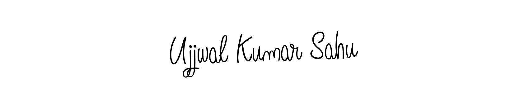 Use a signature maker to create a handwritten signature online. With this signature software, you can design (Angelique-Rose-font-FFP) your own signature for name Ujjwal Kumar Sahu. Ujjwal Kumar Sahu signature style 5 images and pictures png