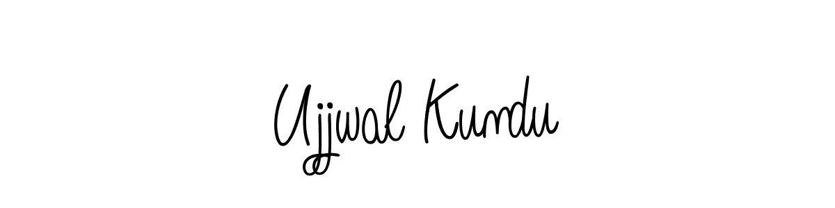 Best and Professional Signature Style for Ujjwal Kundu. Angelique-Rose-font-FFP Best Signature Style Collection. Ujjwal Kundu signature style 5 images and pictures png