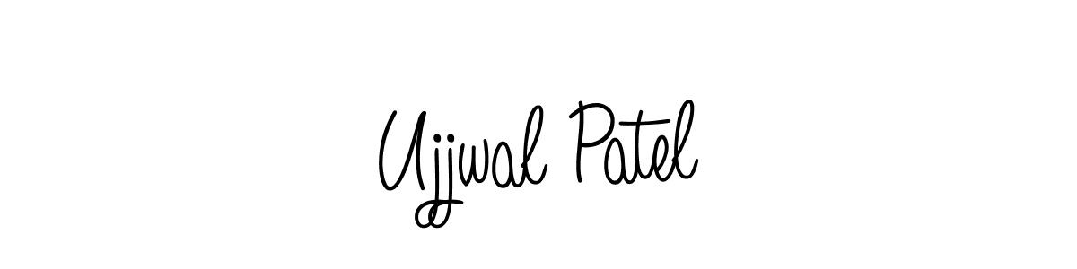 Make a beautiful signature design for name Ujjwal Patel. With this signature (Angelique-Rose-font-FFP) style, you can create a handwritten signature for free. Ujjwal Patel signature style 5 images and pictures png