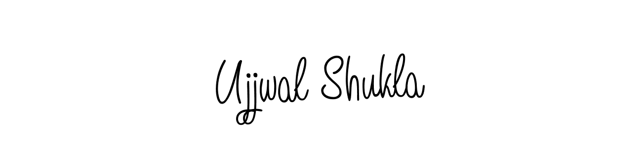 How to Draw Ujjwal Shukla signature style? Angelique-Rose-font-FFP is a latest design signature styles for name Ujjwal Shukla. Ujjwal Shukla signature style 5 images and pictures png