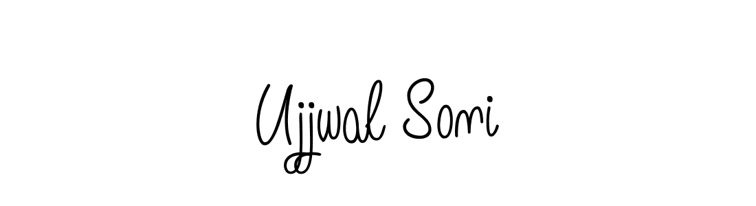 if you are searching for the best signature style for your name Ujjwal Soni. so please give up your signature search. here we have designed multiple signature styles  using Angelique-Rose-font-FFP. Ujjwal Soni signature style 5 images and pictures png