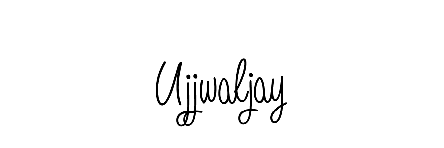 Create a beautiful signature design for name Ujjwaljay. With this signature (Angelique-Rose-font-FFP) fonts, you can make a handwritten signature for free. Ujjwaljay signature style 5 images and pictures png