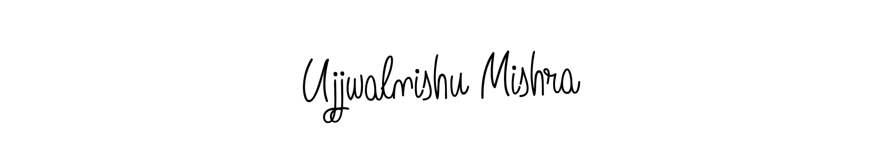 Create a beautiful signature design for name Ujjwalnishu Mishra. With this signature (Angelique-Rose-font-FFP) fonts, you can make a handwritten signature for free. Ujjwalnishu Mishra signature style 5 images and pictures png