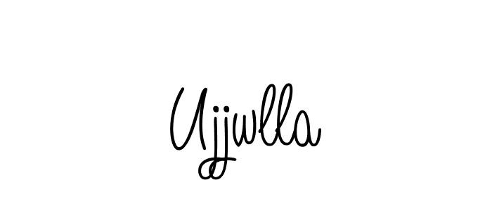 Also You can easily find your signature by using the search form. We will create Ujjwlla name handwritten signature images for you free of cost using Angelique-Rose-font-FFP sign style. Ujjwlla signature style 5 images and pictures png