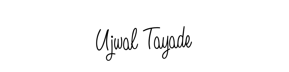 Best and Professional Signature Style for Ujwal Tayade. Angelique-Rose-font-FFP Best Signature Style Collection. Ujwal Tayade signature style 5 images and pictures png