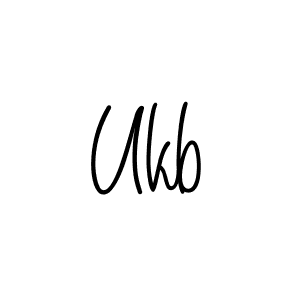 Make a beautiful signature design for name Ukb. Use this online signature maker to create a handwritten signature for free. Ukb signature style 5 images and pictures png