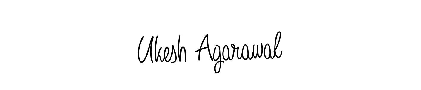 Similarly Angelique-Rose-font-FFP is the best handwritten signature design. Signature creator online .You can use it as an online autograph creator for name Ukesh Agarawal. Ukesh Agarawal signature style 5 images and pictures png