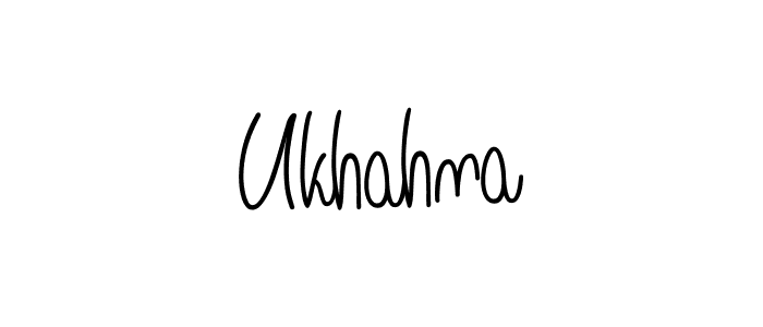 Check out images of Autograph of Ukhahna name. Actor Ukhahna Signature Style. Angelique-Rose-font-FFP is a professional sign style online. Ukhahna signature style 5 images and pictures png