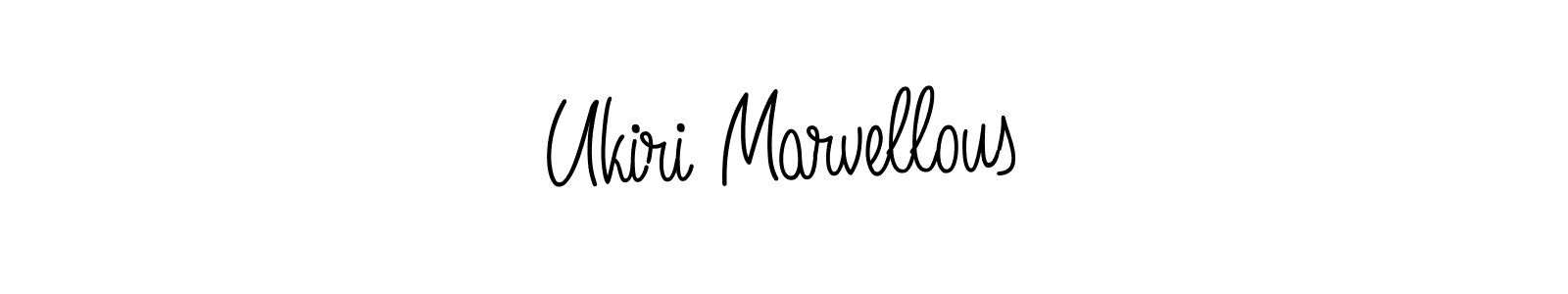 It looks lik you need a new signature style for name Ukiri Marvellous. Design unique handwritten (Angelique-Rose-font-FFP) signature with our free signature maker in just a few clicks. Ukiri Marvellous signature style 5 images and pictures png
