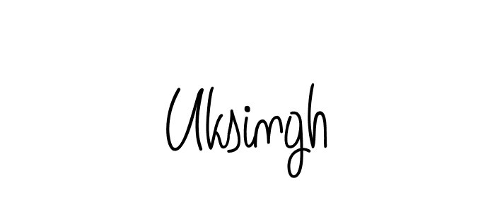 Once you've used our free online signature maker to create your best signature Angelique-Rose-font-FFP style, it's time to enjoy all of the benefits that Uksingh name signing documents. Uksingh signature style 5 images and pictures png