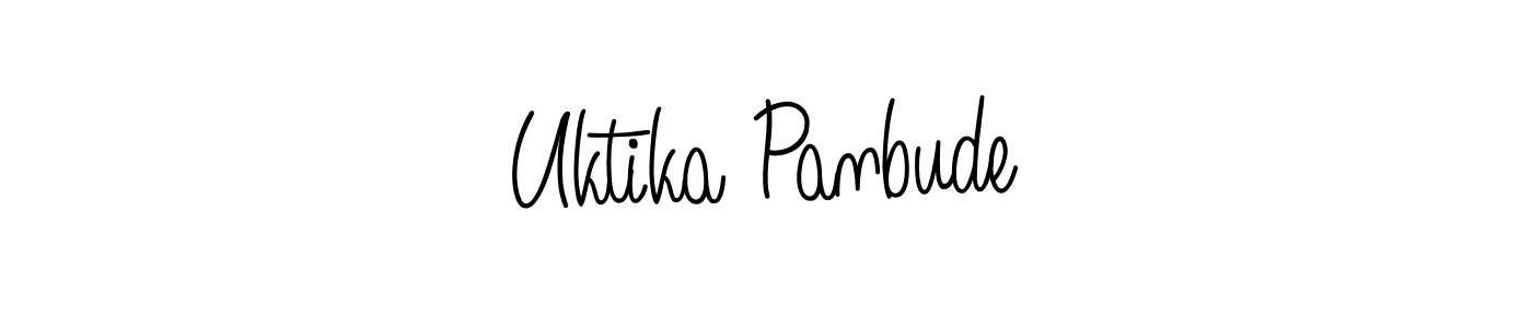 You can use this online signature creator to create a handwritten signature for the name Uktika Panbude. This is the best online autograph maker. Uktika Panbude signature style 5 images and pictures png