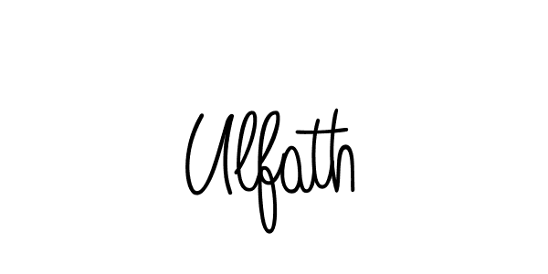 Once you've used our free online signature maker to create your best signature Angelique-Rose-font-FFP style, it's time to enjoy all of the benefits that Ulfath name signing documents. Ulfath signature style 5 images and pictures png