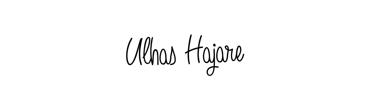 Ulhas Hajare stylish signature style. Best Handwritten Sign (Angelique-Rose-font-FFP) for my name. Handwritten Signature Collection Ideas for my name Ulhas Hajare. Ulhas Hajare signature style 5 images and pictures png