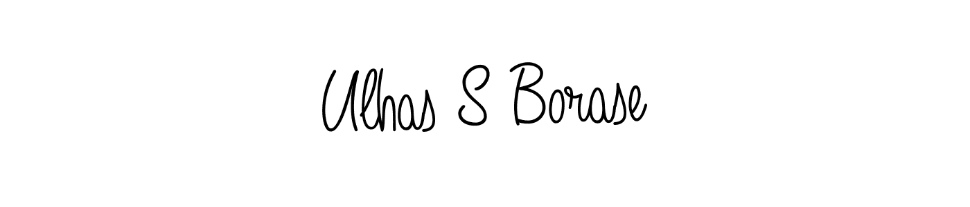 Create a beautiful signature design for name Ulhas S Borase. With this signature (Angelique-Rose-font-FFP) fonts, you can make a handwritten signature for free. Ulhas S Borase signature style 5 images and pictures png