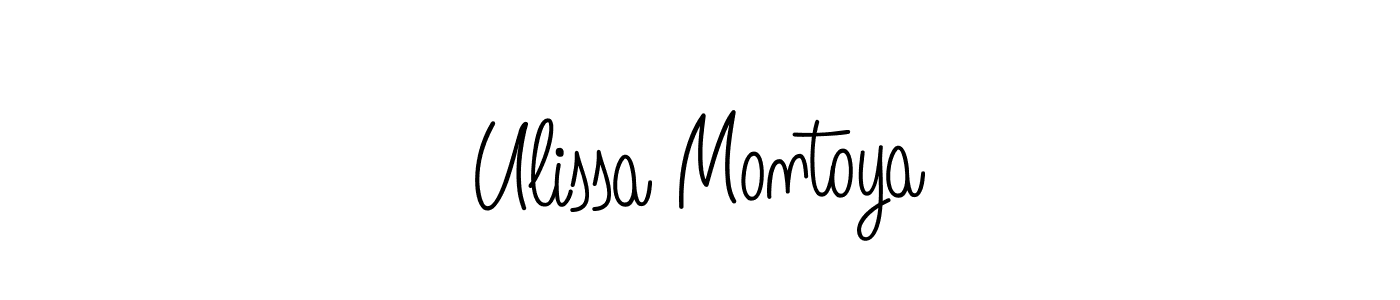 Here are the top 10 professional signature styles for the name Ulissa Montoya. These are the best autograph styles you can use for your name. Ulissa Montoya signature style 5 images and pictures png
