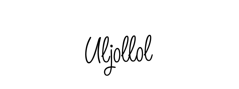 Make a beautiful signature design for name Uljollol. Use this online signature maker to create a handwritten signature for free. Uljollol signature style 5 images and pictures png