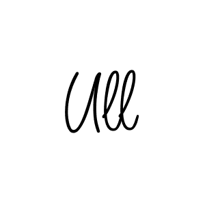 This is the best signature style for the Ull name. Also you like these signature font (Angelique-Rose-font-FFP). Mix name signature. Ull signature style 5 images and pictures png