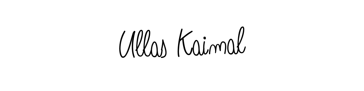 Design your own signature with our free online signature maker. With this signature software, you can create a handwritten (Angelique-Rose-font-FFP) signature for name Ullas Kaimal. Ullas Kaimal signature style 5 images and pictures png