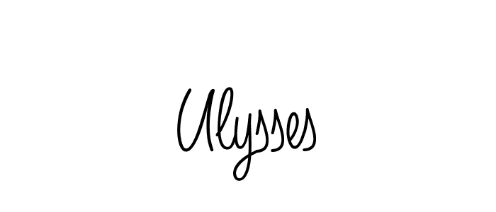 Best and Professional Signature Style for Ulysses. Angelique-Rose-font-FFP Best Signature Style Collection. Ulysses signature style 5 images and pictures png