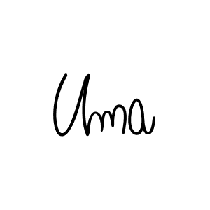 How to Draw Uma signature style? Angelique-Rose-font-FFP is a latest design signature styles for name Uma. Uma signature style 5 images and pictures png