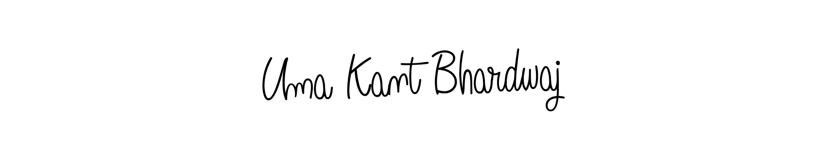This is the best signature style for the Uma Kant Bhardwaj name. Also you like these signature font (Angelique-Rose-font-FFP). Mix name signature. Uma Kant Bhardwaj signature style 5 images and pictures png