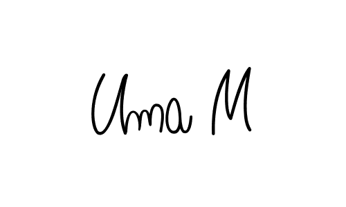 This is the best signature style for the Uma M name. Also you like these signature font (Angelique-Rose-font-FFP). Mix name signature. Uma M signature style 5 images and pictures png