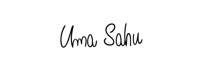 How to make Uma Sahu signature? Angelique-Rose-font-FFP is a professional autograph style. Create handwritten signature for Uma Sahu name. Uma Sahu signature style 5 images and pictures png