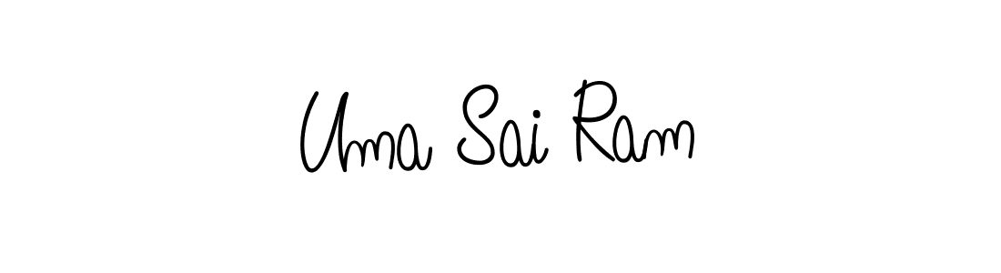How to make Uma Sai Ram signature? Angelique-Rose-font-FFP is a professional autograph style. Create handwritten signature for Uma Sai Ram name. Uma Sai Ram signature style 5 images and pictures png