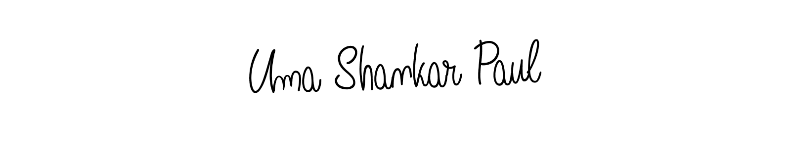 Make a short Uma Shankar Paul signature style. Manage your documents anywhere anytime using Angelique-Rose-font-FFP. Create and add eSignatures, submit forms, share and send files easily. Uma Shankar Paul signature style 5 images and pictures png