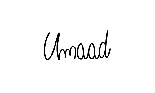 Make a beautiful signature design for name Umaad. Use this online signature maker to create a handwritten signature for free. Umaad signature style 5 images and pictures png