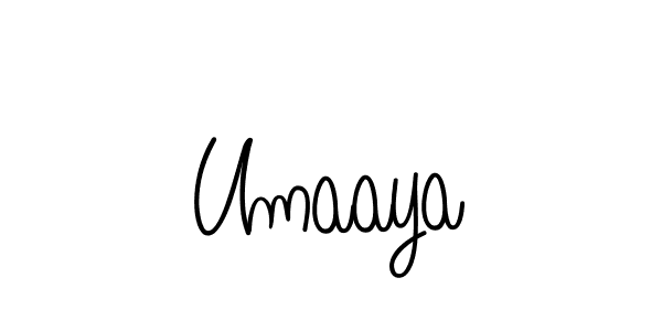 Umaaya stylish signature style. Best Handwritten Sign (Angelique-Rose-font-FFP) for my name. Handwritten Signature Collection Ideas for my name Umaaya. Umaaya signature style 5 images and pictures png