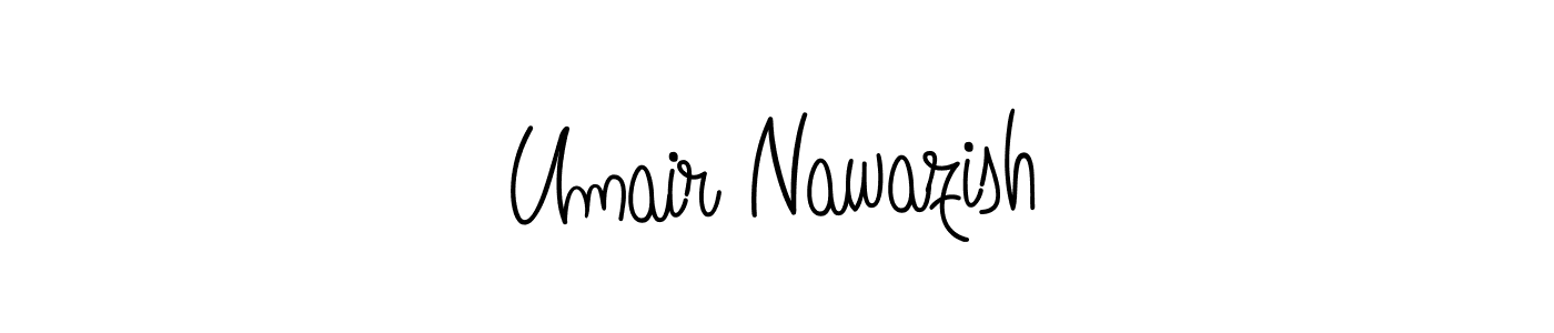 Create a beautiful signature design for name Umair Nawazish. With this signature (Angelique-Rose-font-FFP) fonts, you can make a handwritten signature for free. Umair Nawazish signature style 5 images and pictures png