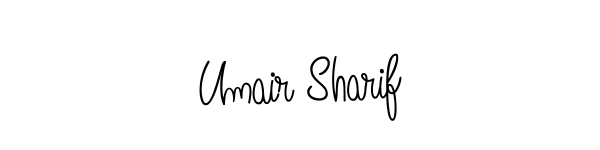 Use a signature maker to create a handwritten signature online. With this signature software, you can design (Angelique-Rose-font-FFP) your own signature for name Umair Sharif. Umair Sharif signature style 5 images and pictures png