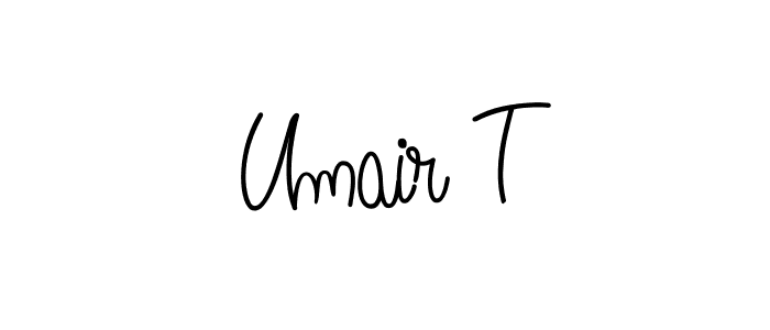 Make a beautiful signature design for name Umair T. Use this online signature maker to create a handwritten signature for free. Umair T signature style 5 images and pictures png