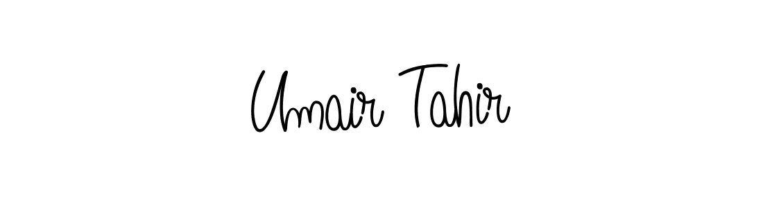 if you are searching for the best signature style for your name Umair Tahir. so please give up your signature search. here we have designed multiple signature styles  using Angelique-Rose-font-FFP. Umair Tahir signature style 5 images and pictures png