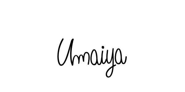 Also we have Umaiya name is the best signature style. Create professional handwritten signature collection using Angelique-Rose-font-FFP autograph style. Umaiya signature style 5 images and pictures png