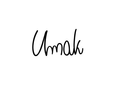 How to Draw Umak signature style? Angelique-Rose-font-FFP is a latest design signature styles for name Umak. Umak signature style 5 images and pictures png