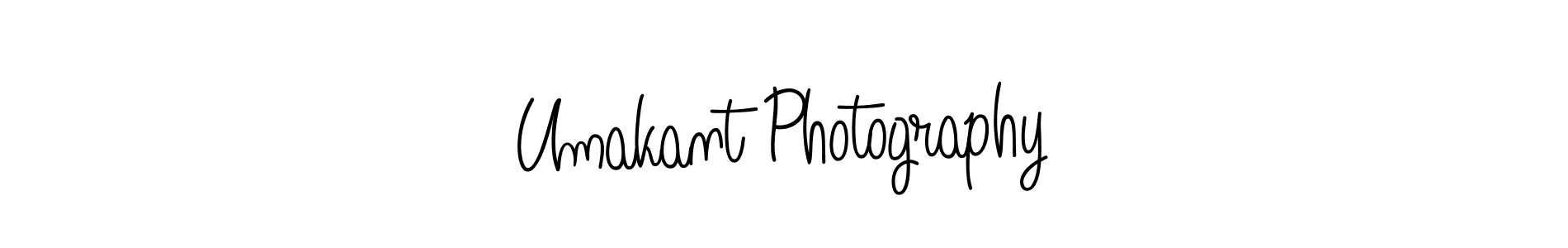 Design your own signature with our free online signature maker. With this signature software, you can create a handwritten (Angelique-Rose-font-FFP) signature for name Umakant Photography. Umakant Photography signature style 5 images and pictures png