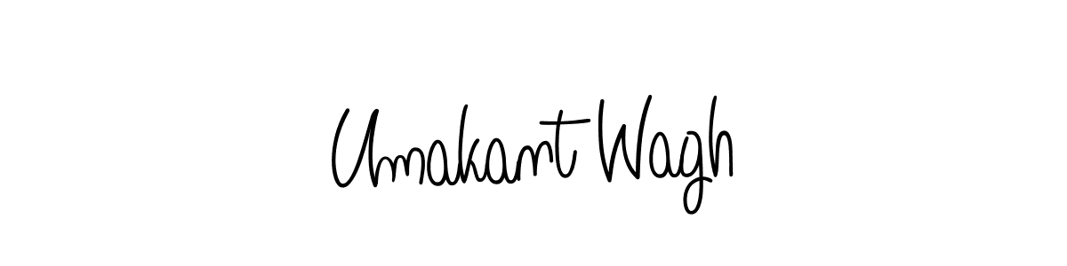 Design your own signature with our free online signature maker. With this signature software, you can create a handwritten (Angelique-Rose-font-FFP) signature for name Umakant Wagh. Umakant Wagh signature style 5 images and pictures png